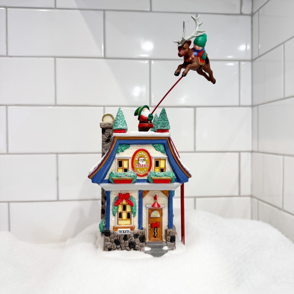 ❤️🎄❤️ Dept 56 | “Santa’s Reindeer Rides”| North Pole Series ❤️🎄❤️